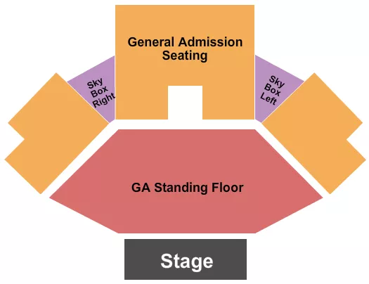 ENDSTAGE SRO BOXES Seating Map Seating Chart