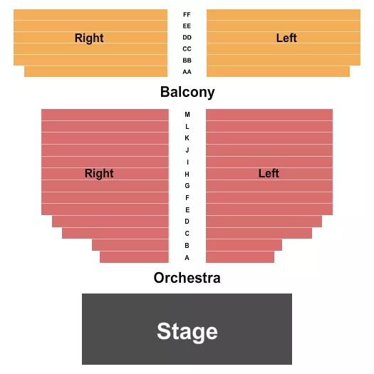ENDSTAGE 2 Seating Map Seating Chart