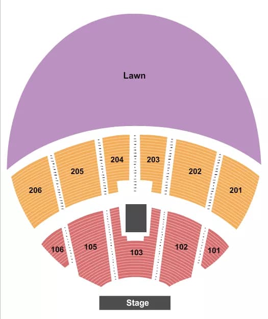 ENDSTAGE NO PIT Seating Map Seating Chart