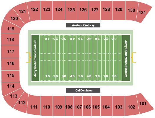 FAMOUS TOASTERY BOWL Seating Map Seating Chart