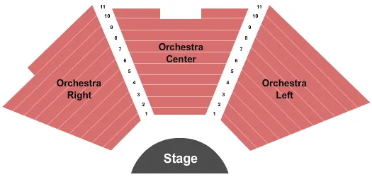 END STAGE Seating Map Seating Chart