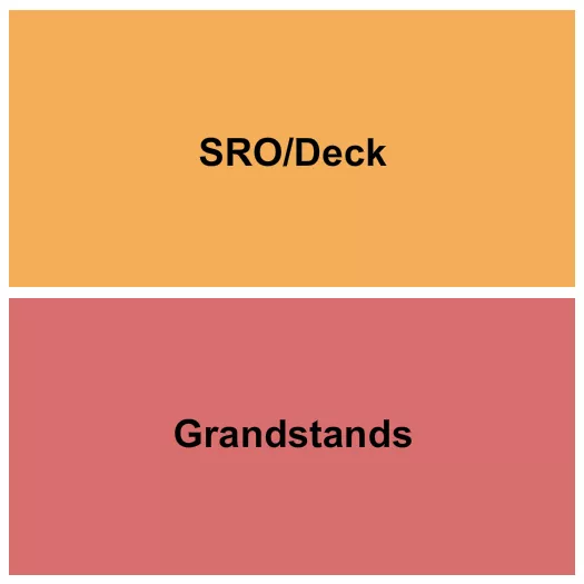 GRANDSTANDS SRO DECK Seating Map Seating Chart