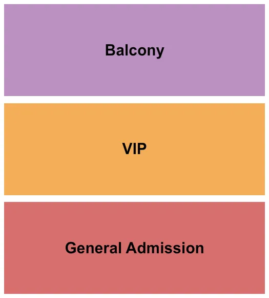 JOES LIVE GA VIP BALCONY Seating Map Seating Chart