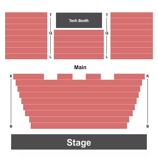 END STAGE Seating Map Seating Chart