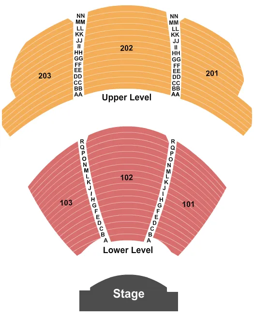 ENDSTAGE 2 Seating Map Seating Chart