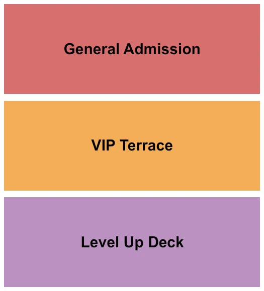 KANSAS CITY LIVE AT THE POWER LIGHT DISTRICT GA VIP LEVELUP Seating Map Seating Chart