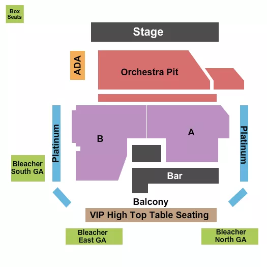 KEMBA LIVE ENDSTAGE 3 Seating Map Seating Chart