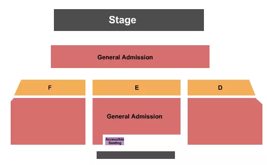 KEMBA LIVE GA FLOOR Seating Map Seating Chart