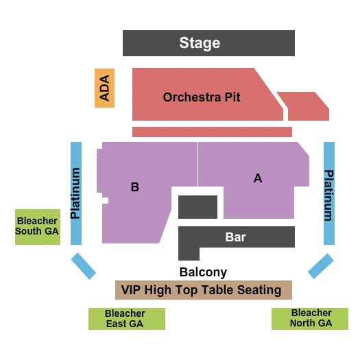 KEMBA LIVE ENDSTAGE 3 Seating Map Seating Chart