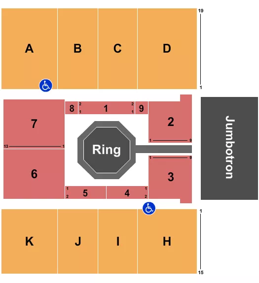 LFA Seating Map Seating Chart