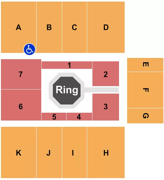 MMA Seating Map Seating Chart