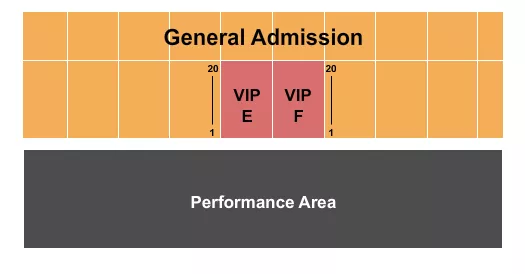 MONSTER TRUCKS Seating Map Seating Chart