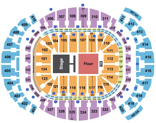 PREMIO Seating Map Seating Chart