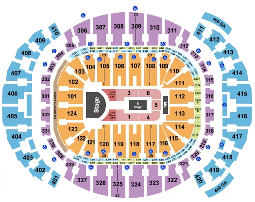 ROSALIA Seating Map Seating Chart
