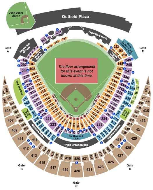 GENERIC FLOOR Seating Map Seating Chart