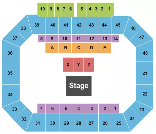 THEATRE Seating Map Seating Chart
