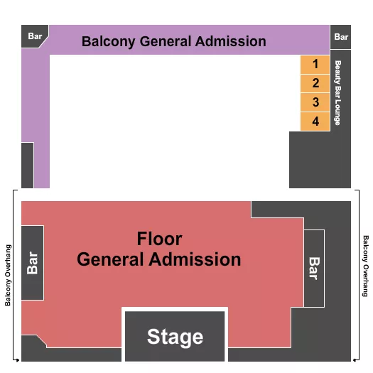 GA FLOOR GA BALCONY W TABLES Seating Map Seating Chart