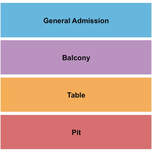 GA BALC PIT TABLE Seating Map Seating Chart