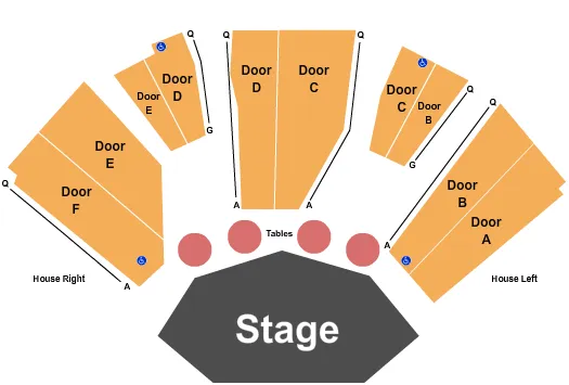 ENDSTAGE 2 Seating Map Seating Chart