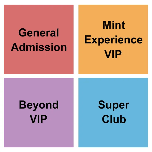 BOURBON AND BEYOND Seating Map Seating Chart