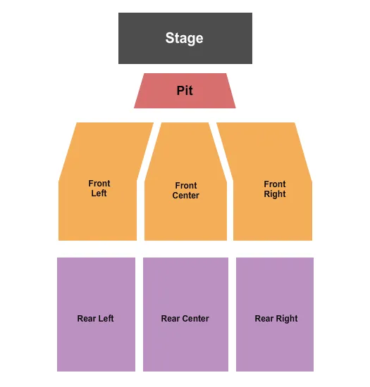 ENDSTAGE 2 Seating Map Seating Chart