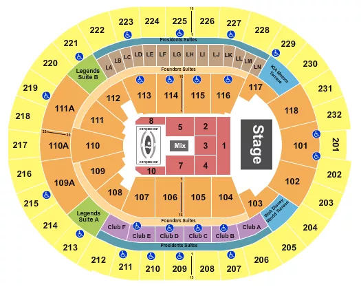 CARIN LEON Seating Map Seating Chart