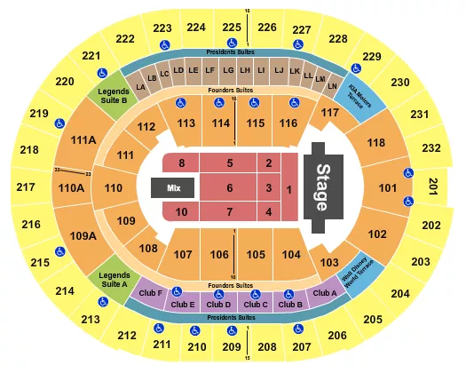 TSO Seating Map Seating Chart