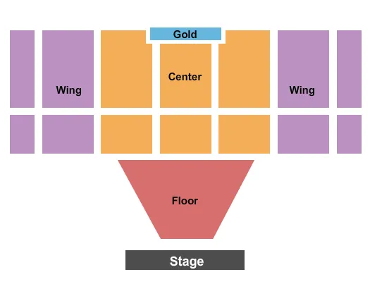 CONCERT Seating Map Seating Chart
