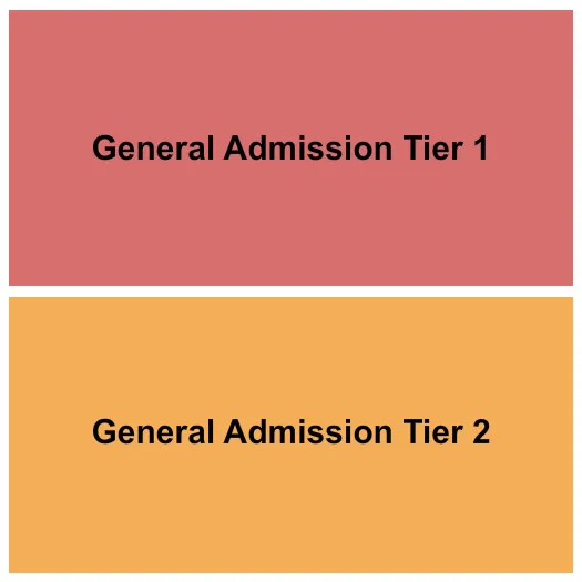 GA TIERED Seating Map Seating Chart