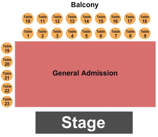 KNITTING FACTORY CONCERT HOUSE BOISE INFECTED MUSHROOM Seating Map Seating Chart