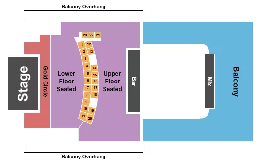 GC TABLES UPPER FLOOR Seating Map Seating Chart