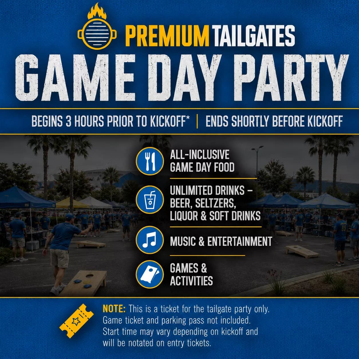 PREMIUM TAILGATE LOT INGLEWOOD PREMIUM TAILGATE Seating Map Seating Chart