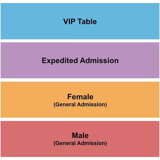 MALE FEMALE Seating Map Seating Chart