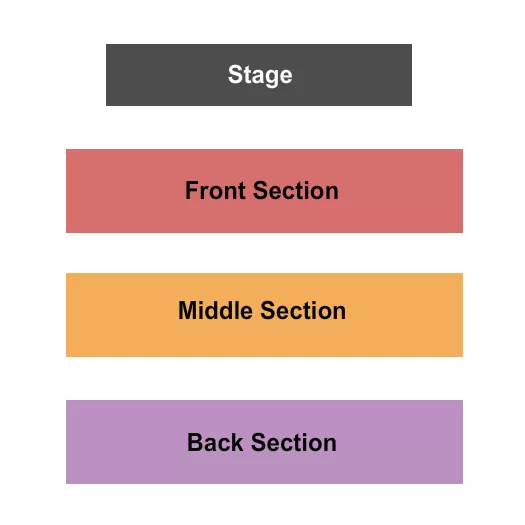 FRONT MIDDLE BACK Seating Map Seating Chart
