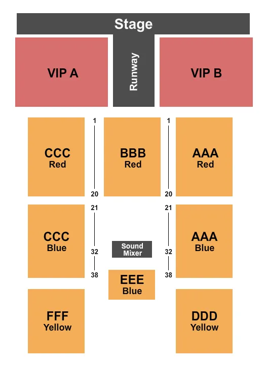MALUMA Seating Map Seating Chart