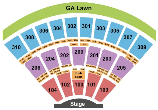 ENDSTAGE 2 Seating Map Seating Chart