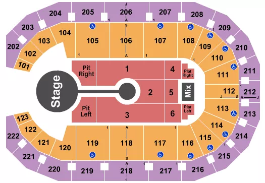 BRANDON LAKE Seating Map Seating Chart