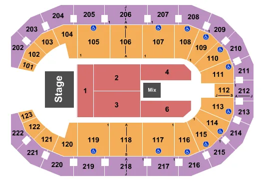 XSCAPE Seating Map Seating Chart