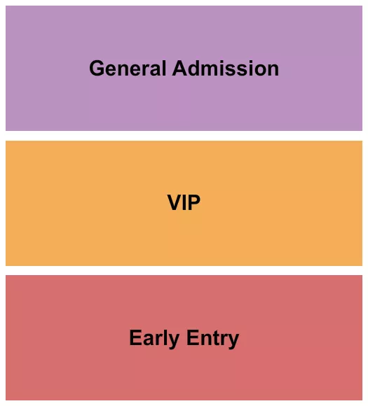 GA EARLY ENTRY VIP Seating Map Seating Chart