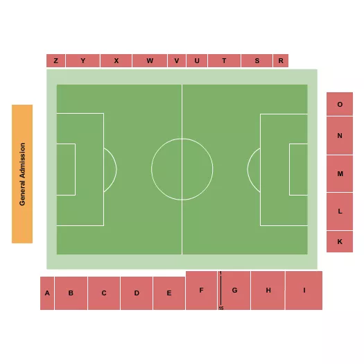 SOCCER Seating Map Seating Chart
