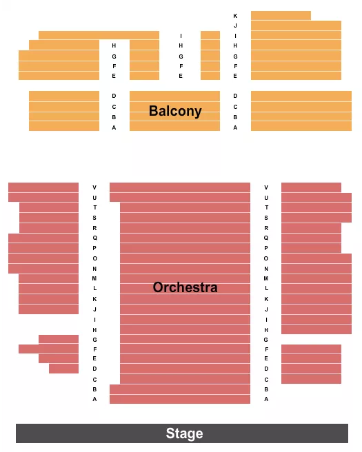 ENDSTAGE Seating Map Seating Chart