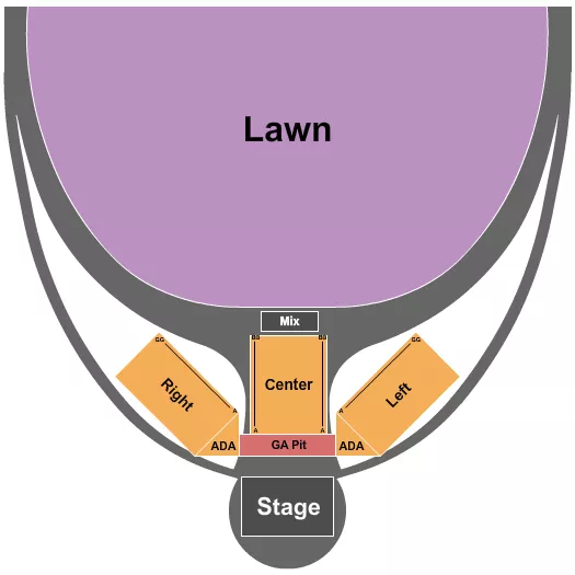 ENDSTAGE GA PIT Seating Map Seating Chart