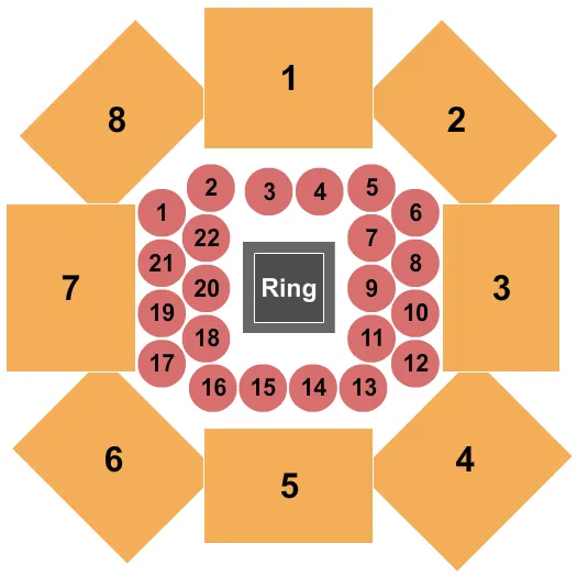 MMA Seating Map Seating Chart