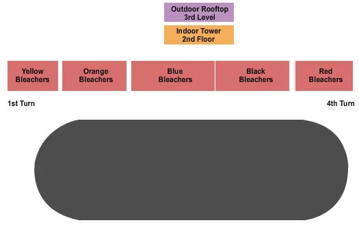 RACING Seating Map Seating Chart