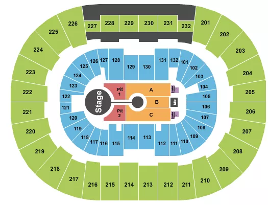 BRANDON LAKE Seating Map Seating Chart