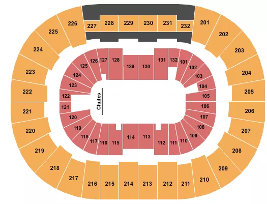 RODEO Seating Map Seating Chart