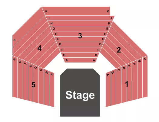 ENDSTAGE Seating Map Seating Chart