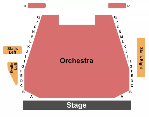 END STAGE Seating Map Seating Chart
