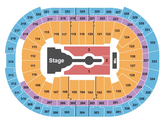 CARDI B Seating Map Seating Chart