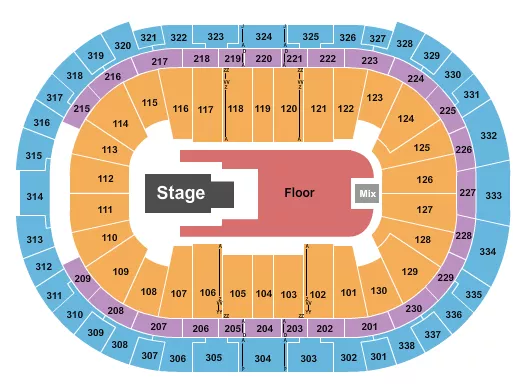 PLAYBOI CARTI Seating Map Seating Chart